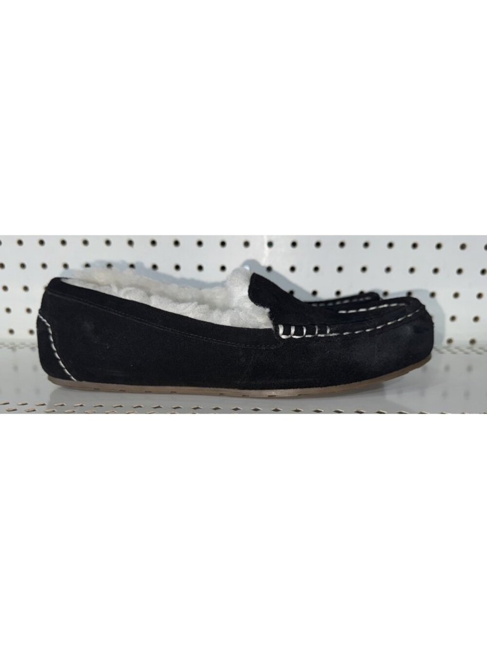 Koolaburra By UGG Lezly Womens Suede Faux Fur Lined Moccasin Slippers Size 11